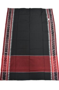 Black Colour Sambalpuri Handloom Cotton Dupatta