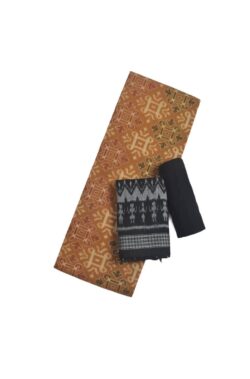 Mustard Colour Sambalpuri Handloom Cotton Dress Material