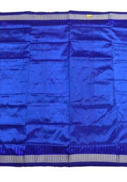Blue Colour Sambalpuri Handloom Bandha Silk Saree