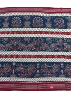Sumati Colour Elephant Design Sambalpuri Handloom Cotton Bandha Saree
