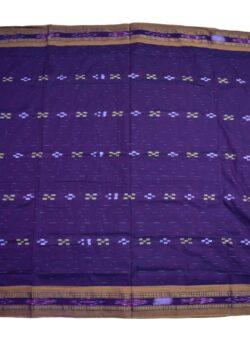 Blue Colour Sambalpuri Handloom Mania Bandha Cotton Saree
