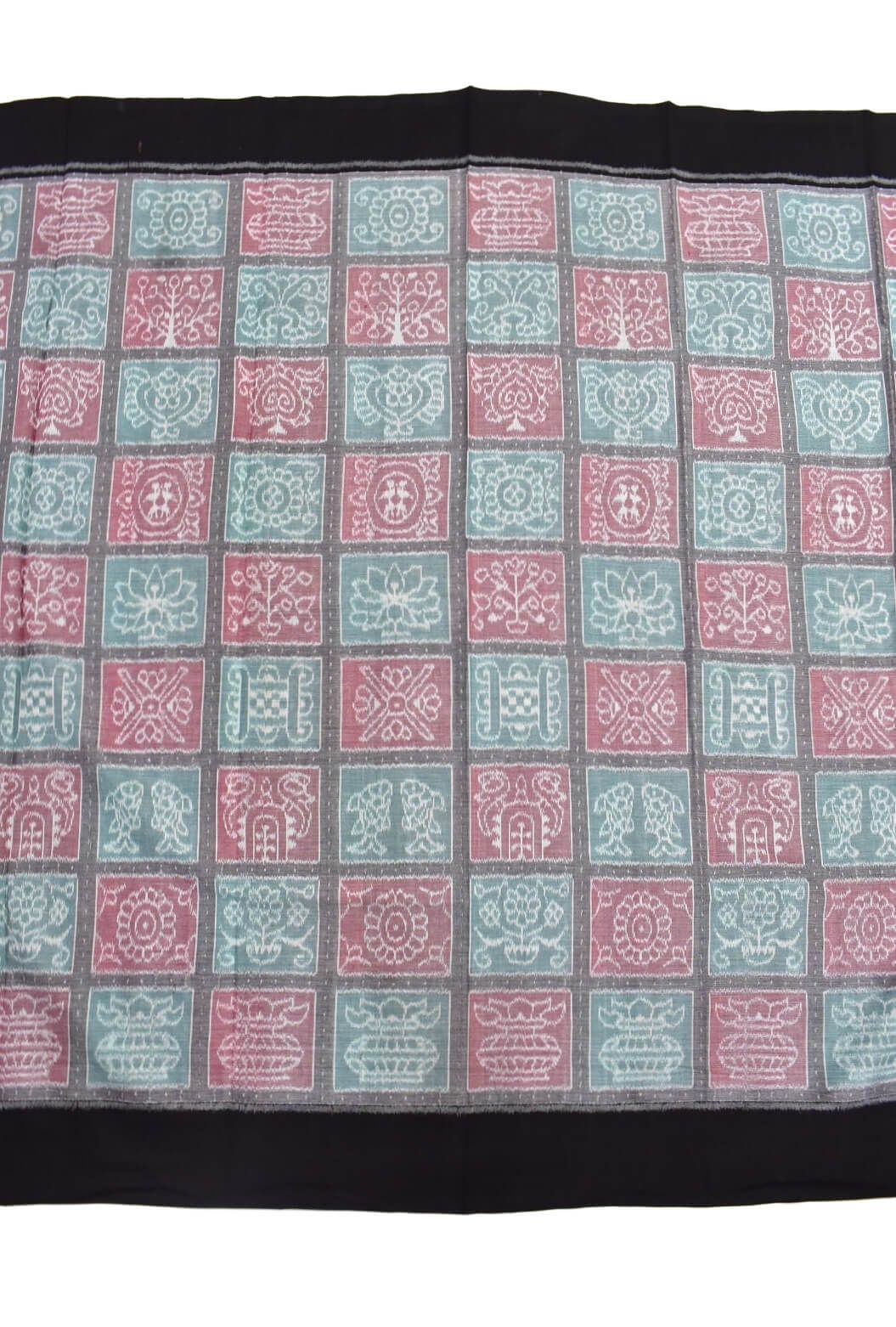 Lite Colour Nabakothi Design Sambalpuri Handloom Cotton Dress Material - Image 4