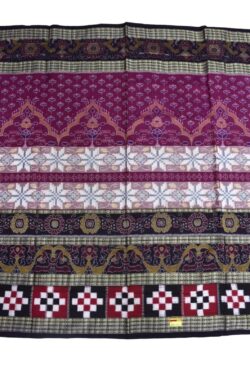 Purple Colour Sambalpuri Handloom Bandha Cotton Saree