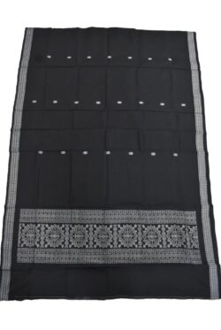 Black Colour Sambalpuri Handloom Cotton Dupatta