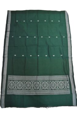 Green Colour Sambalpuri Handloom Cotton Dupatta