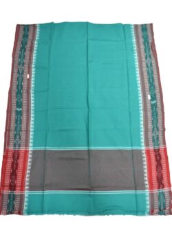 Green Colour Sambalpuri Handloom Cotton Dupatta