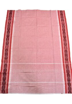 Red Colour Sambalpuri Handloom Cotton Dupatta