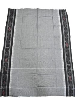 Black Colour Sambalpuri Handloom Cotton Dupatta