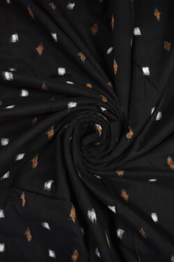 Black Combination Sambalpuri Handloom Cotton Fabrics