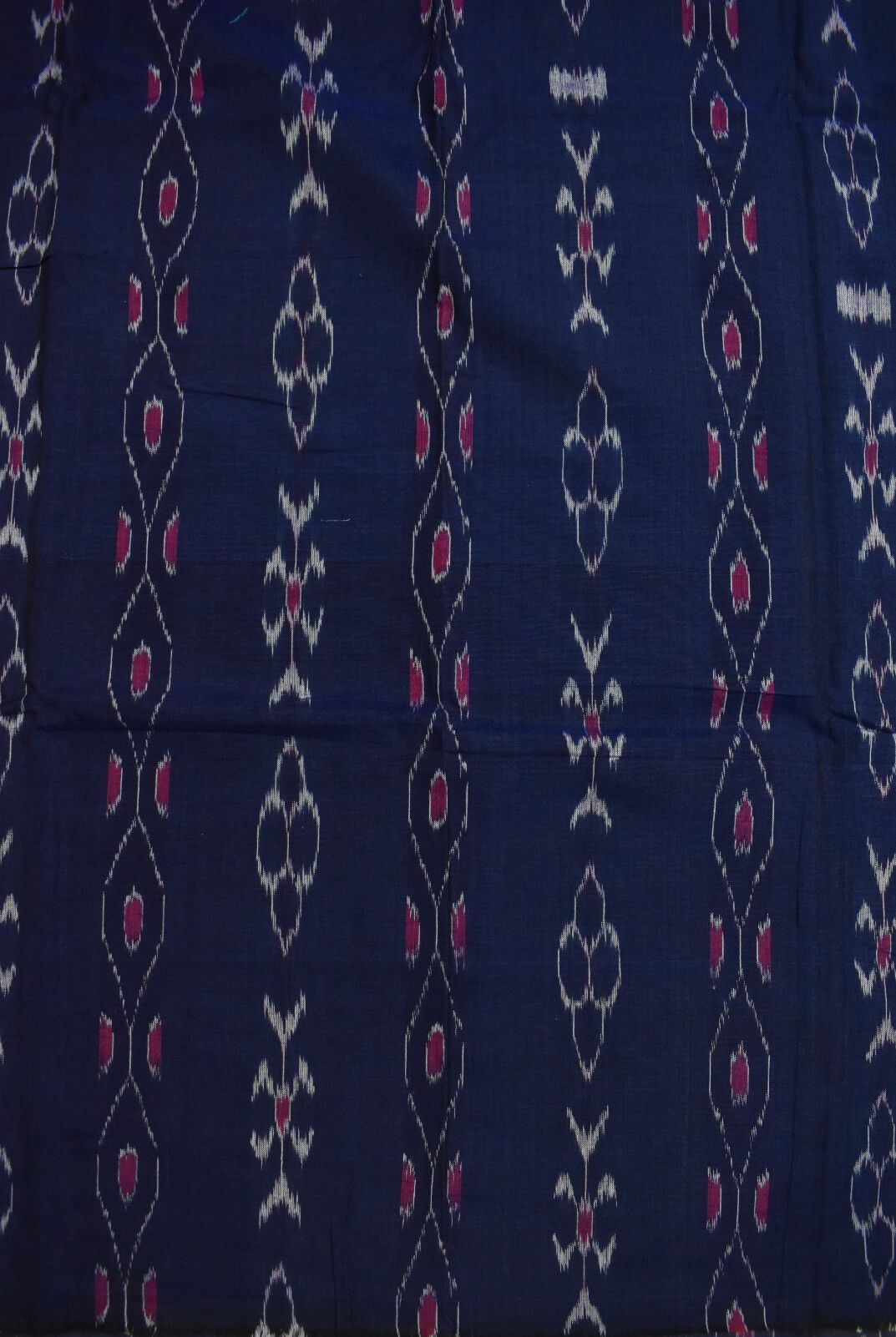 Blue Colour Sambalpuri Handloom Cotton Dress Material - Image 5