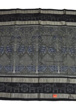 Lite Colour Sambalpuri Handloom Cotton Bandha Saree