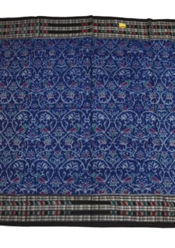 Blue Colour Sambalpuri Handloom Cotton Bandha Saree