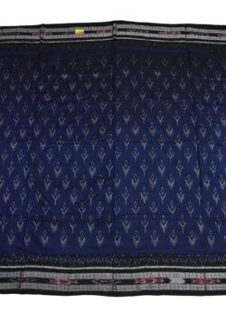 Blue Colour Sambalpuri Handloom Cotton Saree