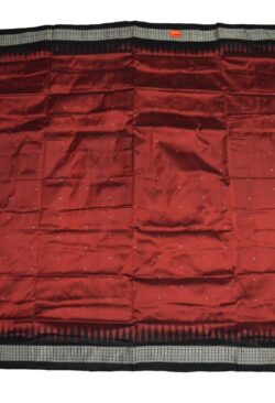 Red Colour Sambalpuri Handloom Bandha Silk Saree
