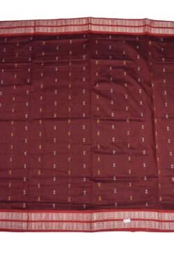 Green Colour Sambalpuri Handloom Cotton Saree