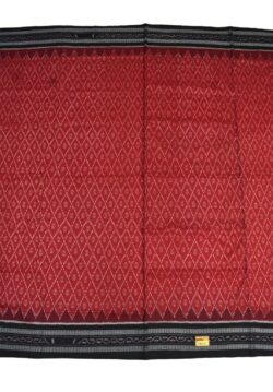 Red Colour   Sambalpuri Handloom Cotton Saree