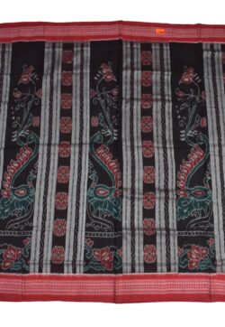 Black Colour   Sambalpuri Handloom Cotton Saree