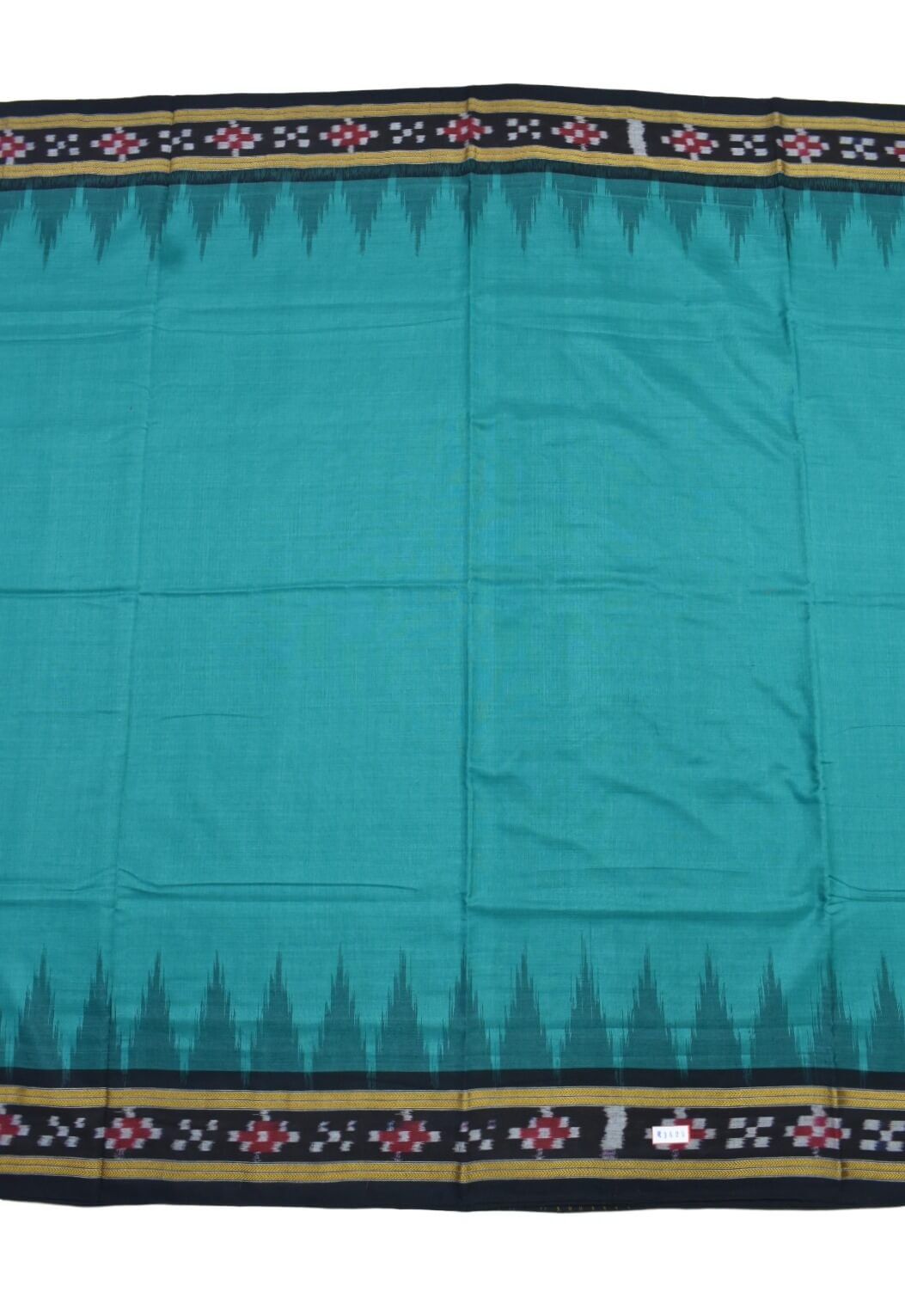 Rama Green Colour Sambalpuri Cotton Saree
