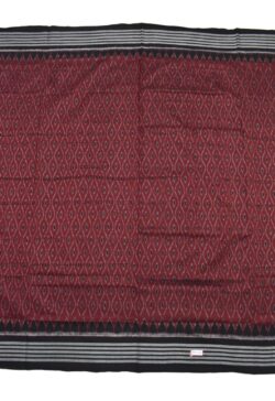 Red Colour Sambalpuri Cotton Saree