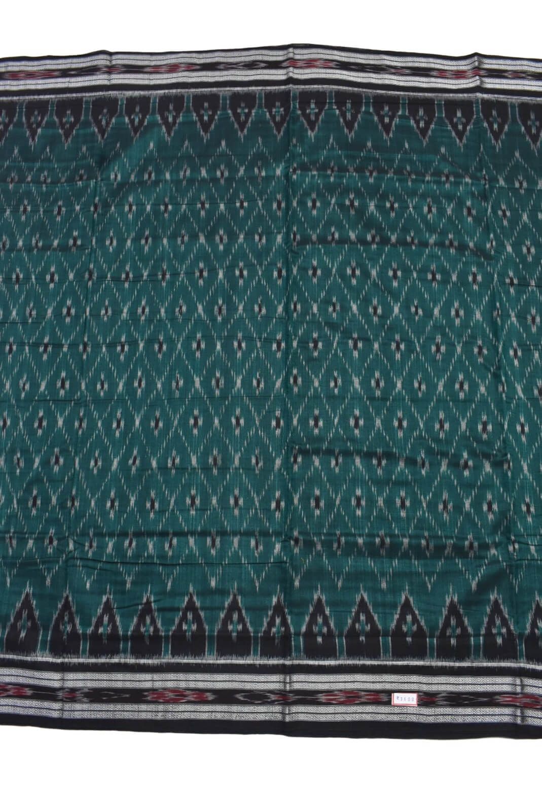 Green Colour Sambalpuri Cotton Saree