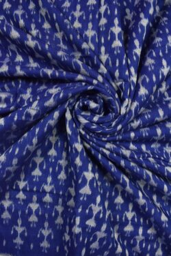 Blue Sambalpuri Handloom Cotton Fabrics