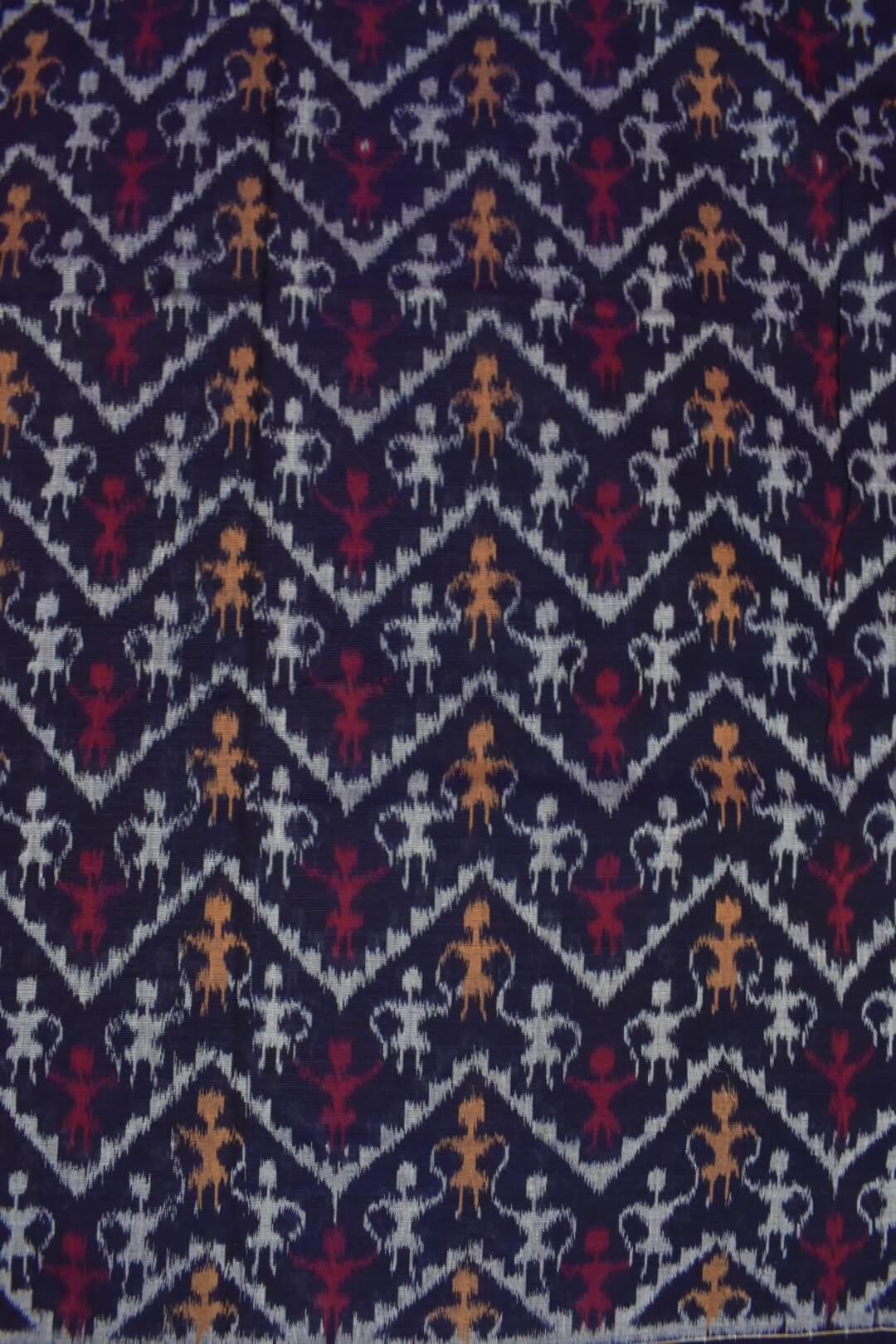 Green Colour Sambalpuri Handloom Cotton Fabrics - Image 2
