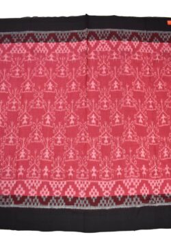 Pink Colour Sambalpuri Handloom Cotton Saree