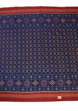 Blue Colour Sambalpuri Handloom Cotton Saree