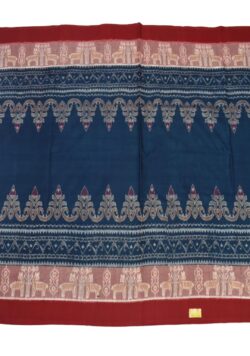 Blue Colour Sambalpuri Handloom Cotton Saree