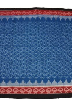 Blue Colour Sambalpuri Handloom Cotton Saree