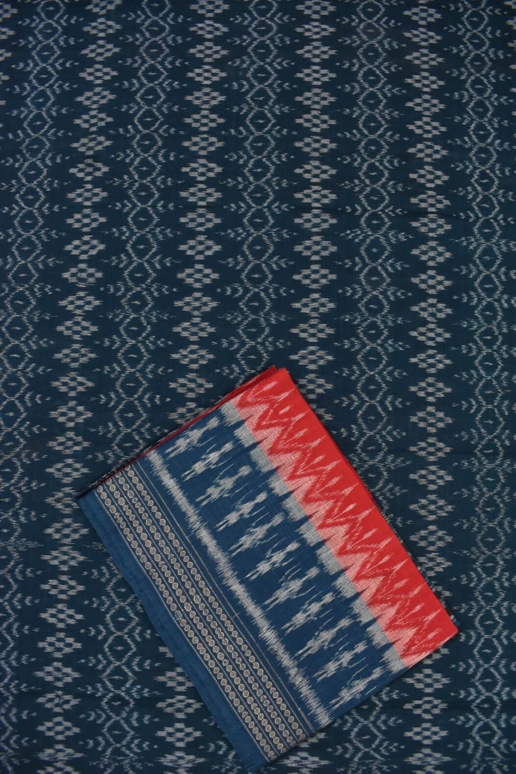 Sumati Colour Sambalpuri Handloom Cotton Dress Material - Image 3