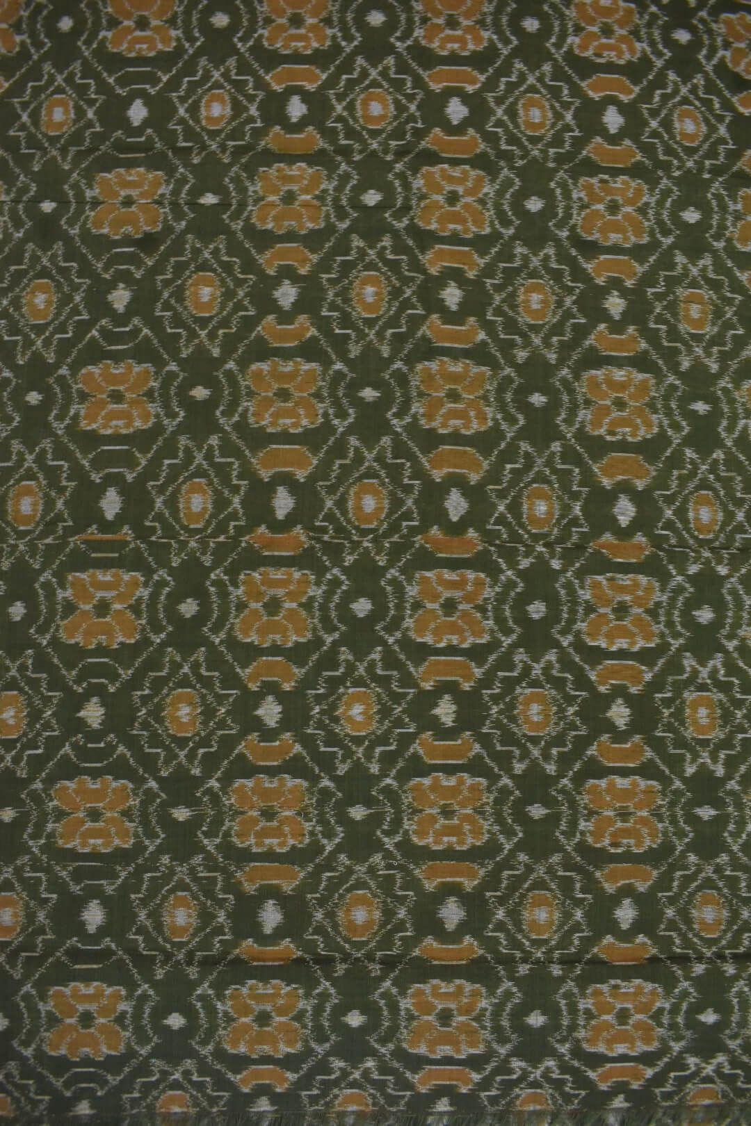 Mahandi Colour Sambalpuri Handloom Cotton Dress Material - Image 5