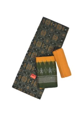 Mahandi Colour Sambalpuri Handloom Cotton Dress Material