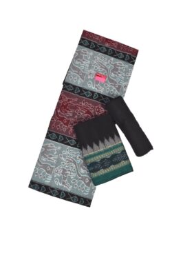 Lite Colour Animal Design Sambalpuri Handloom Cotton Dress Material