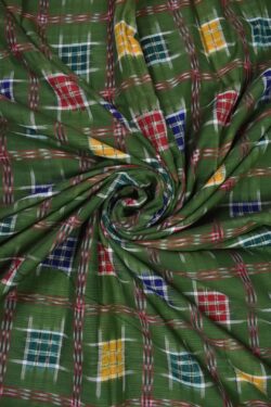 Mahendi Colour Aswini Design  Sambalpuri Handloom Cotton Fabrics