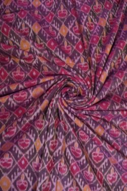 Pink Colour  Sambalpuri Handloom Cotton Fabrics