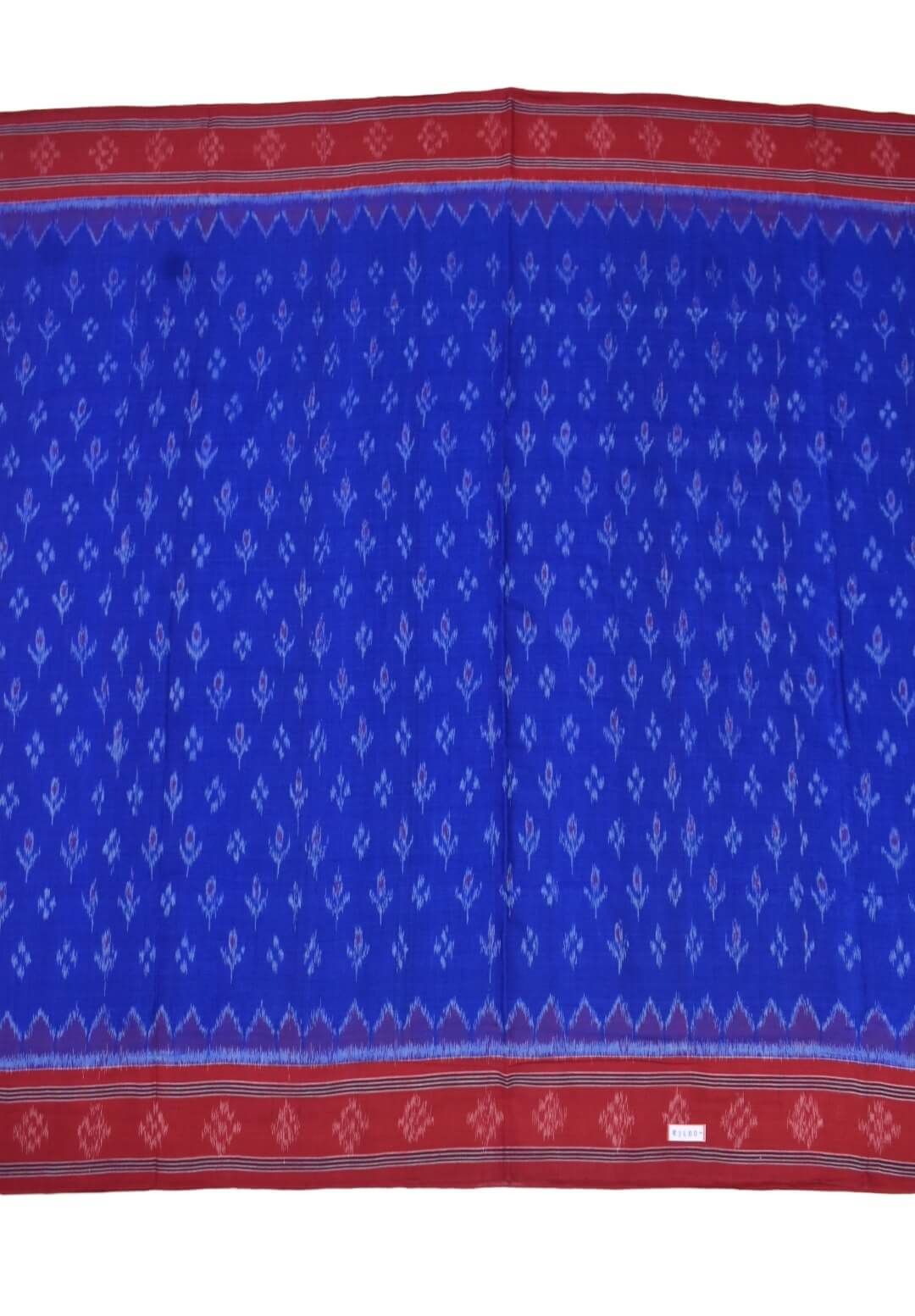 Blue Colour Sambalpuri Handloom Mania Bandha Cotton Saree