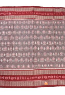 Pitch Colour Sambalpuri Handloom Bandha Silk Saree