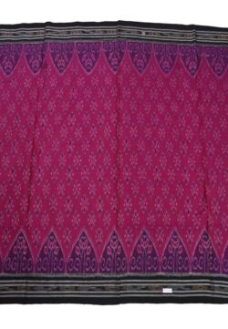Pink Colour Sambalpuri Handloom Mania Bandha Cotton Saree