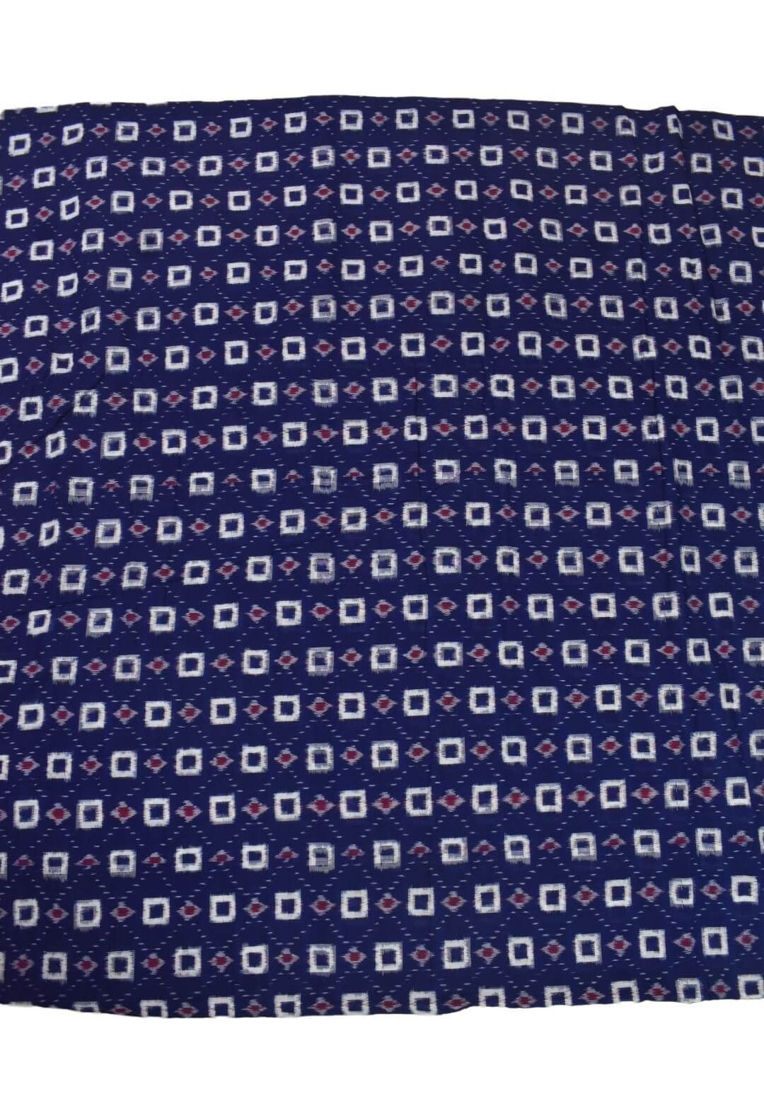 Blue Colour Nabakothi Design Sambalpuri Handloom Cotton Fabrics - Image 2