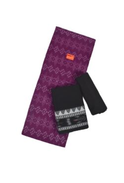 Purple Colour Sambalpuri Handloom Cotton Dress Material