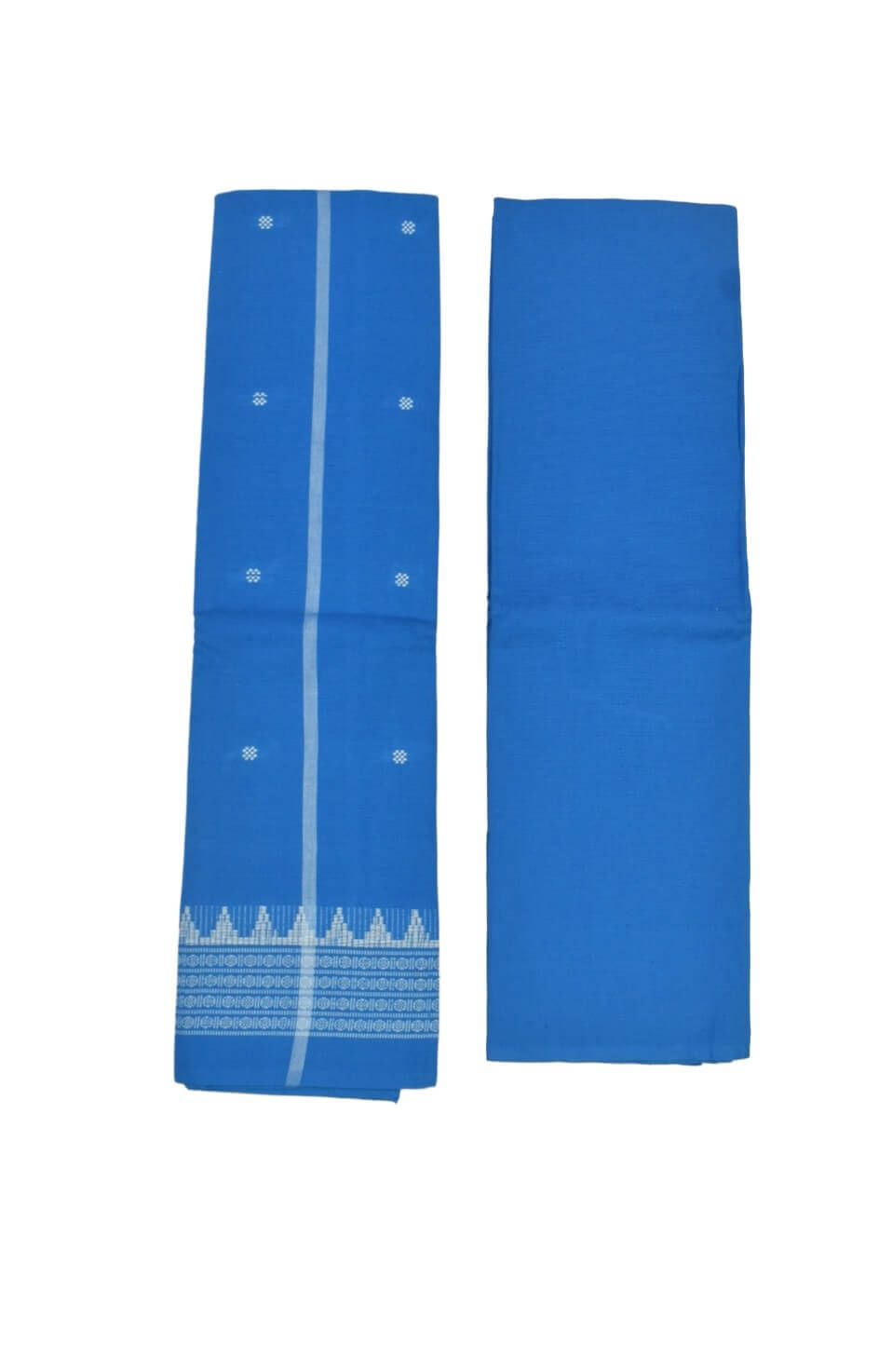 Maroon Colour Sambalpuri Handloom Cotton Bomkai Dress Material - Image 2