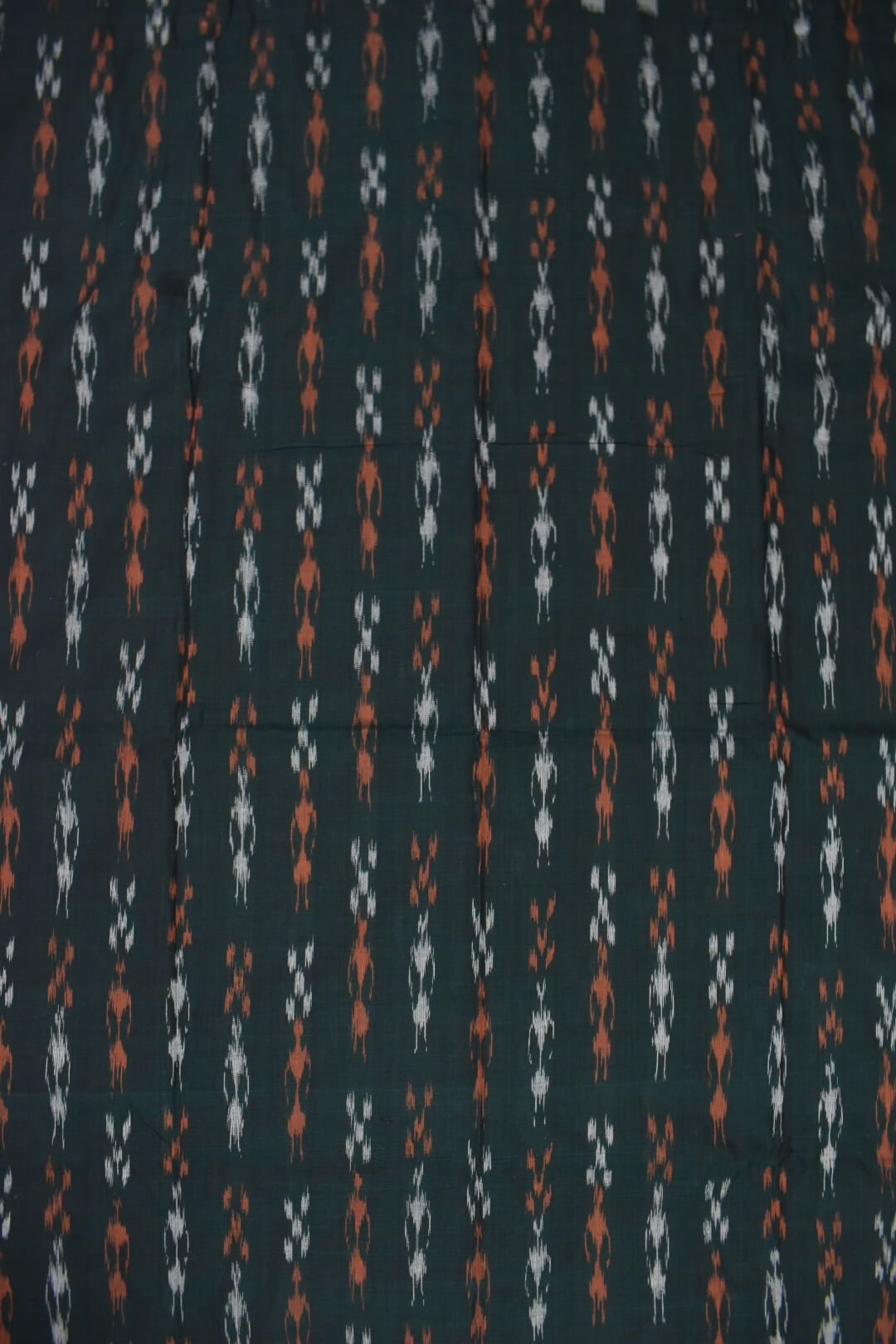 Green Colour Sambalpuri Handloom Cotton Bomkai Dress Material - Image 5