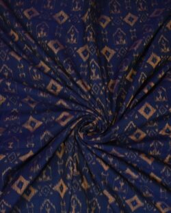 Blue Colour Sambalpuri Handloom Cotton Fabrics