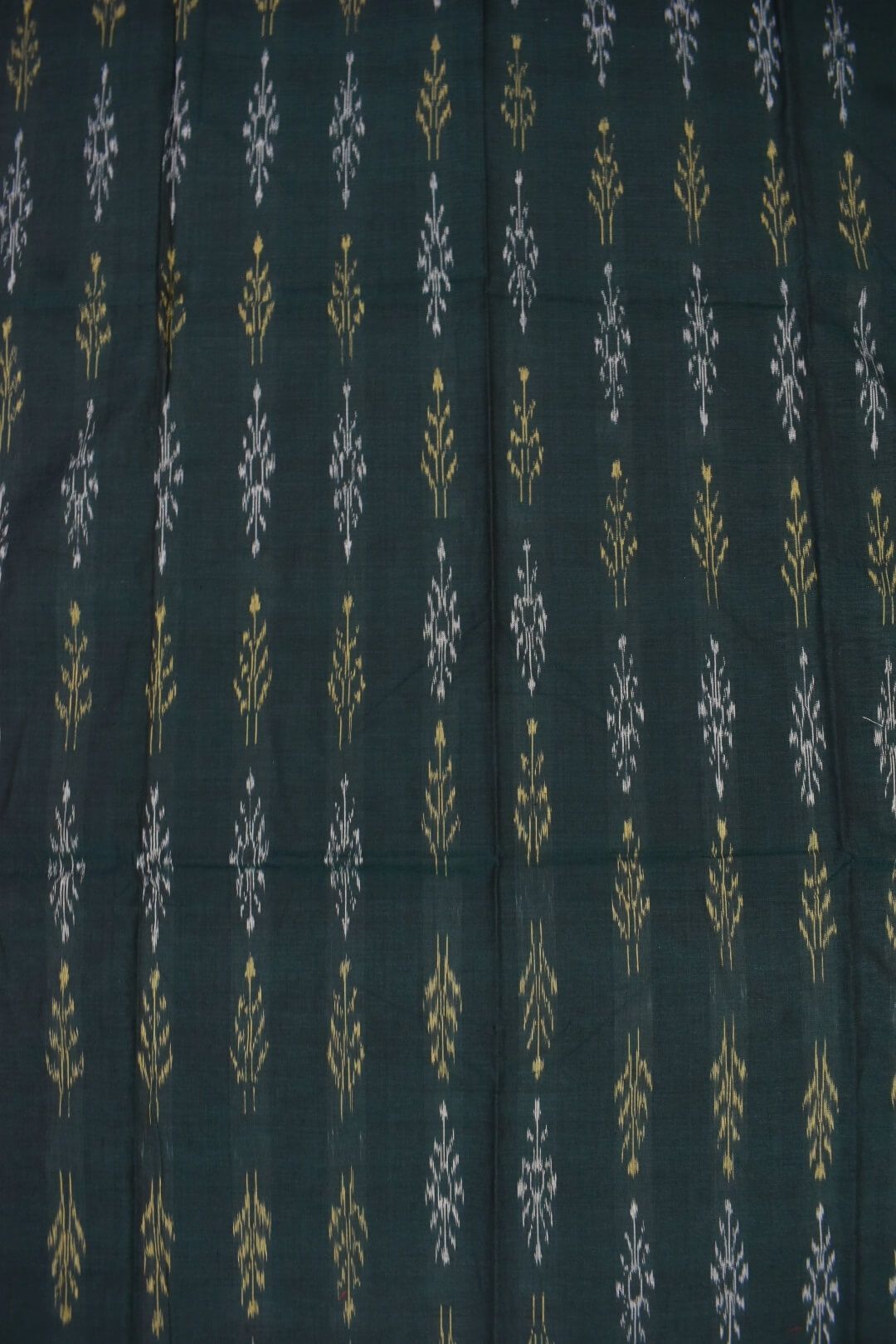 Green Colour Sambalpuri Handloom Dress Material - Image 5