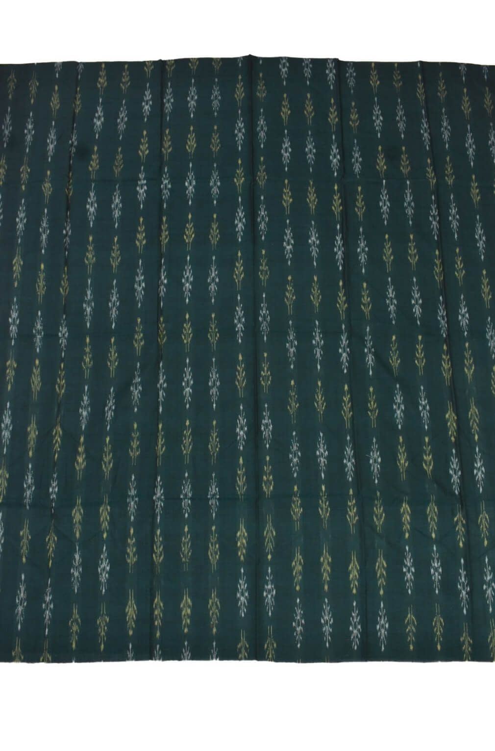 Green Colour Sambalpuri Handloom Dress Material - Image 4