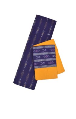 Blue Colour Sambalpuri Handloom Dress Material