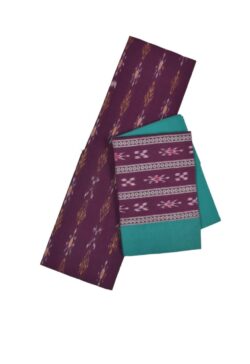 Pink Colour Sambalpuri Handloom Dress Material