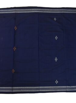 Blue Colour Sambalpuri Handloom Cotton Saree