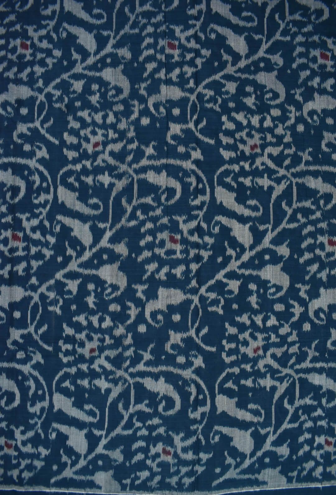Blue Colour Sambalpuri Handloom Cotton Dress Material - Image 5